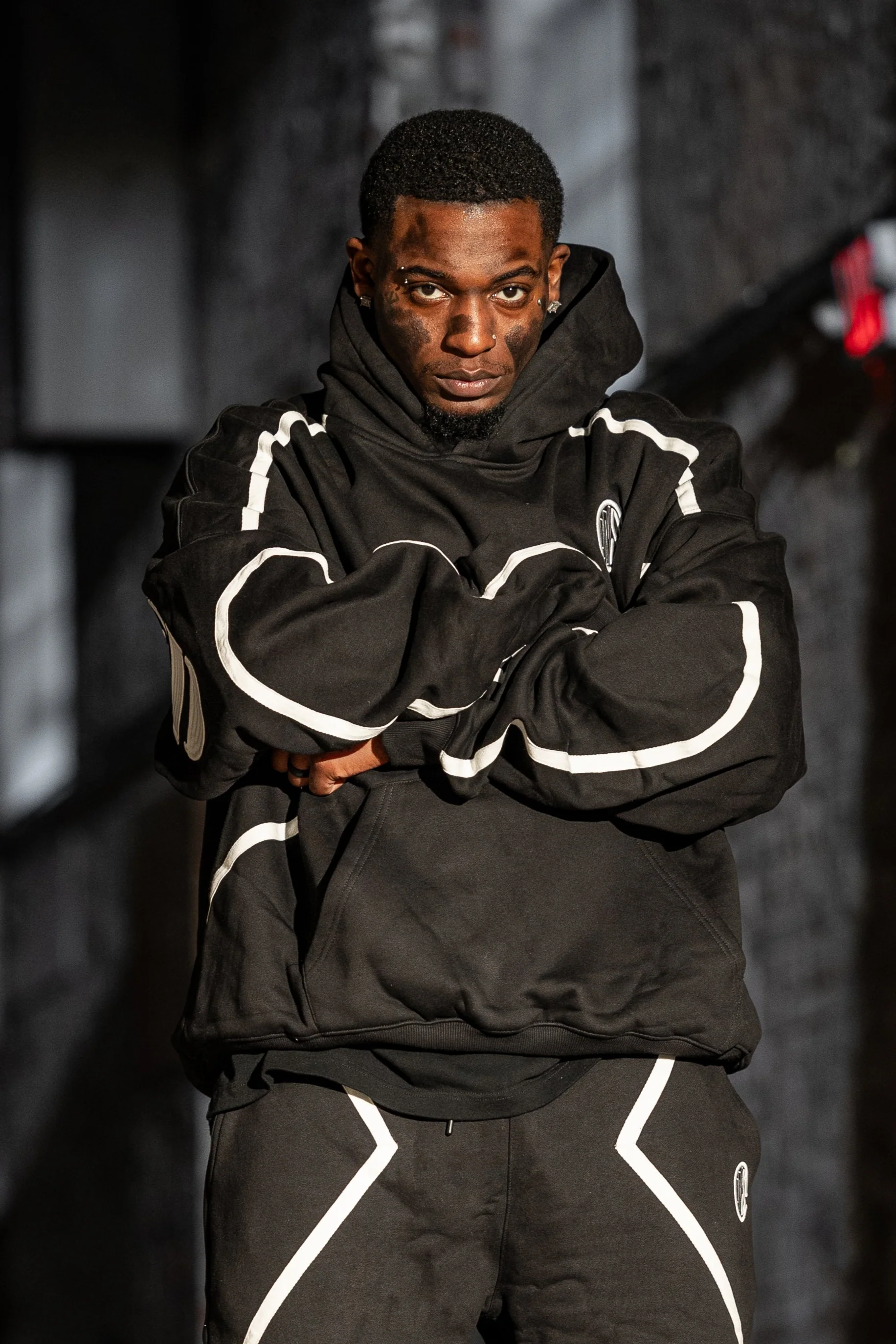 Black Tech Hoodie - Image 4