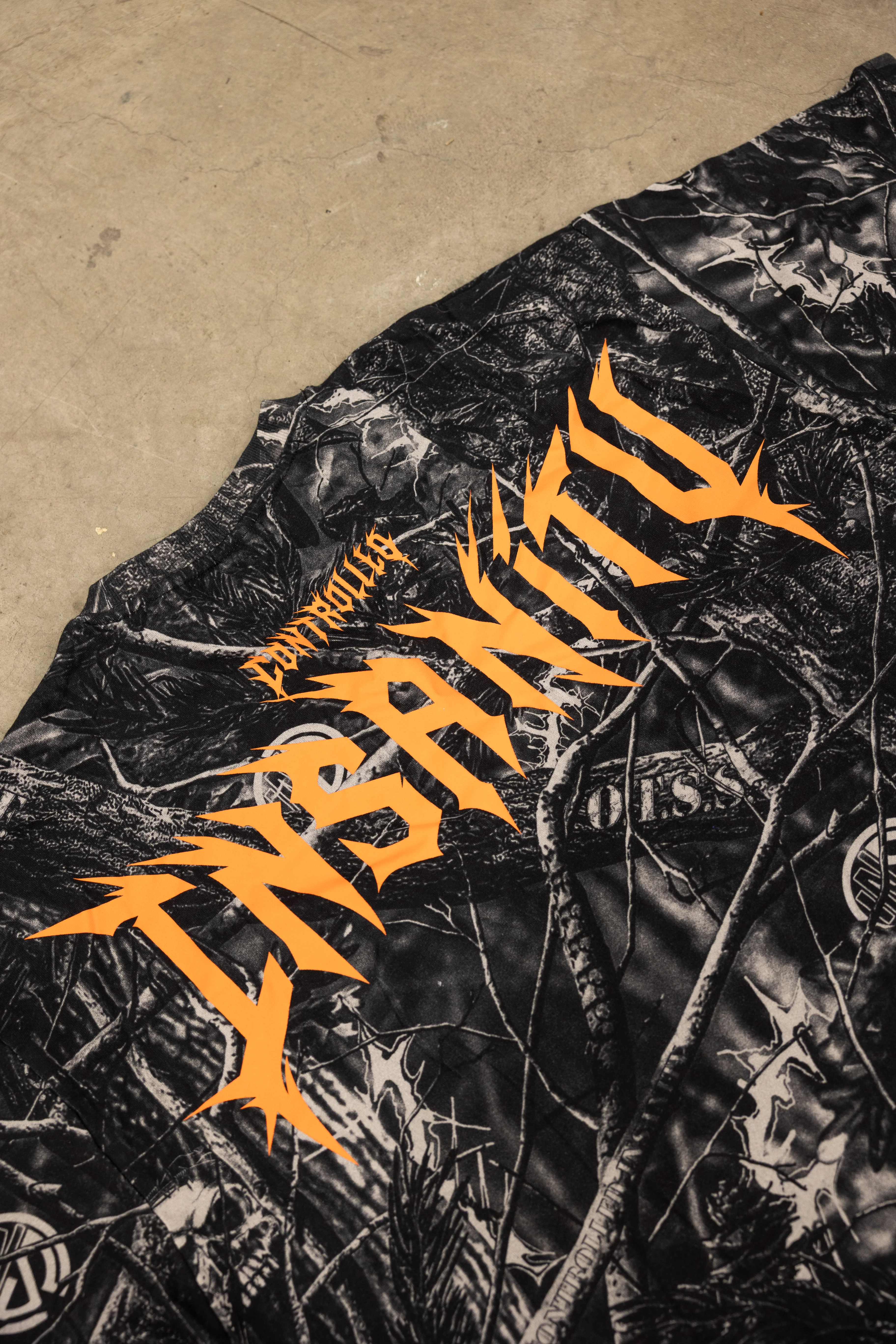 Orange Dark Aether Camo Tee - Image 6