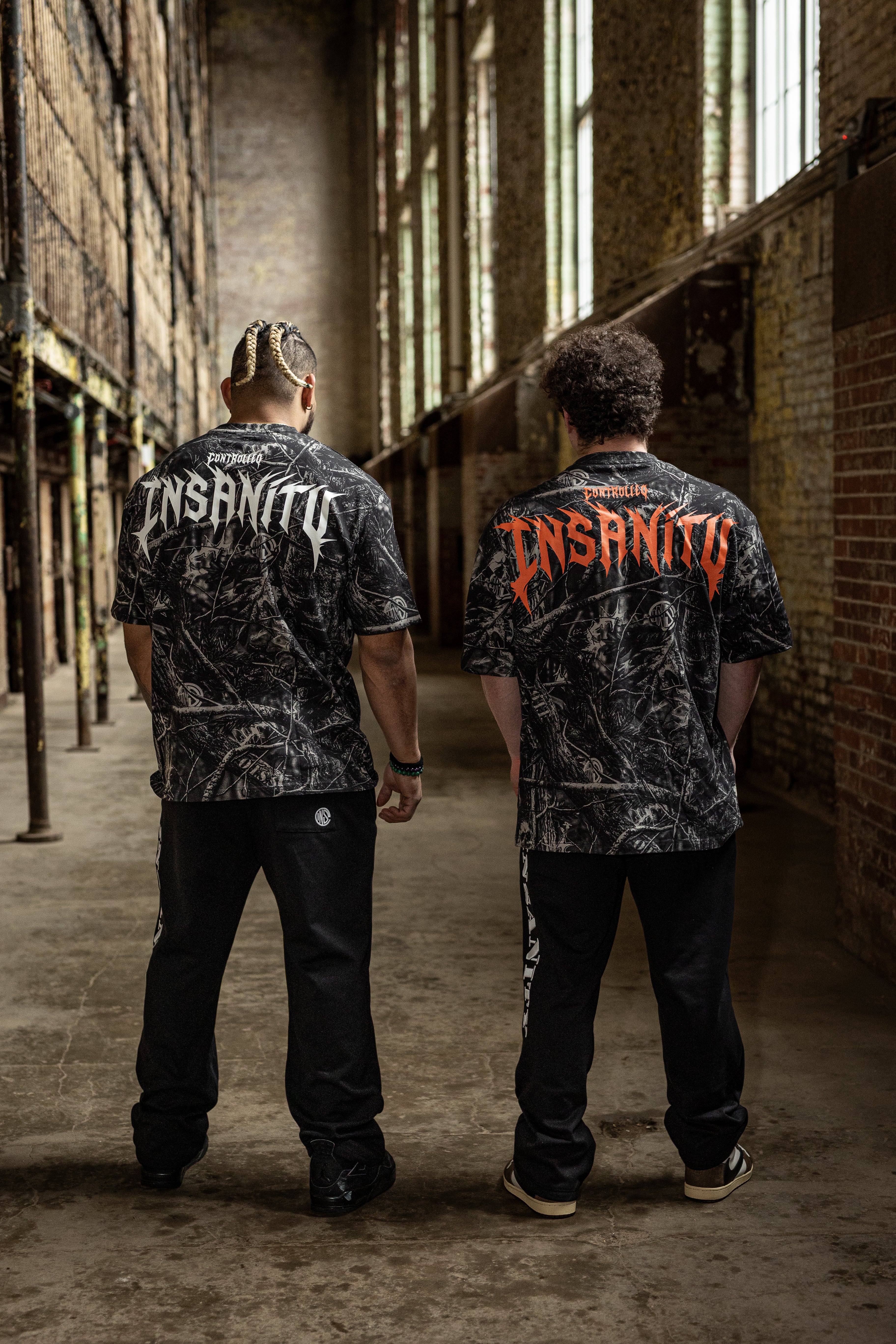 Orange Dark Aether Camo Tee - Image 8