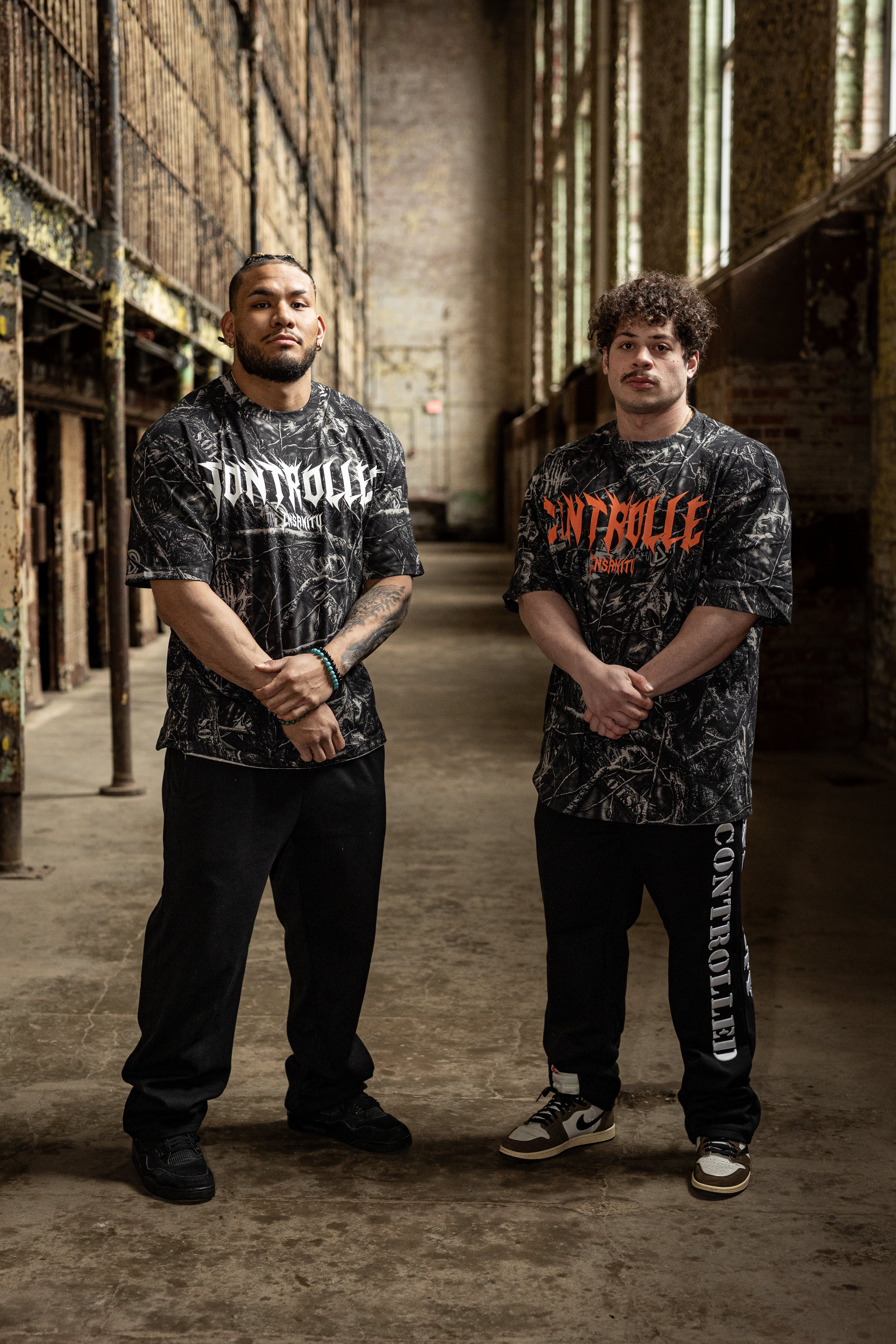 Orange Dark Aether Camo Tee - Image 9