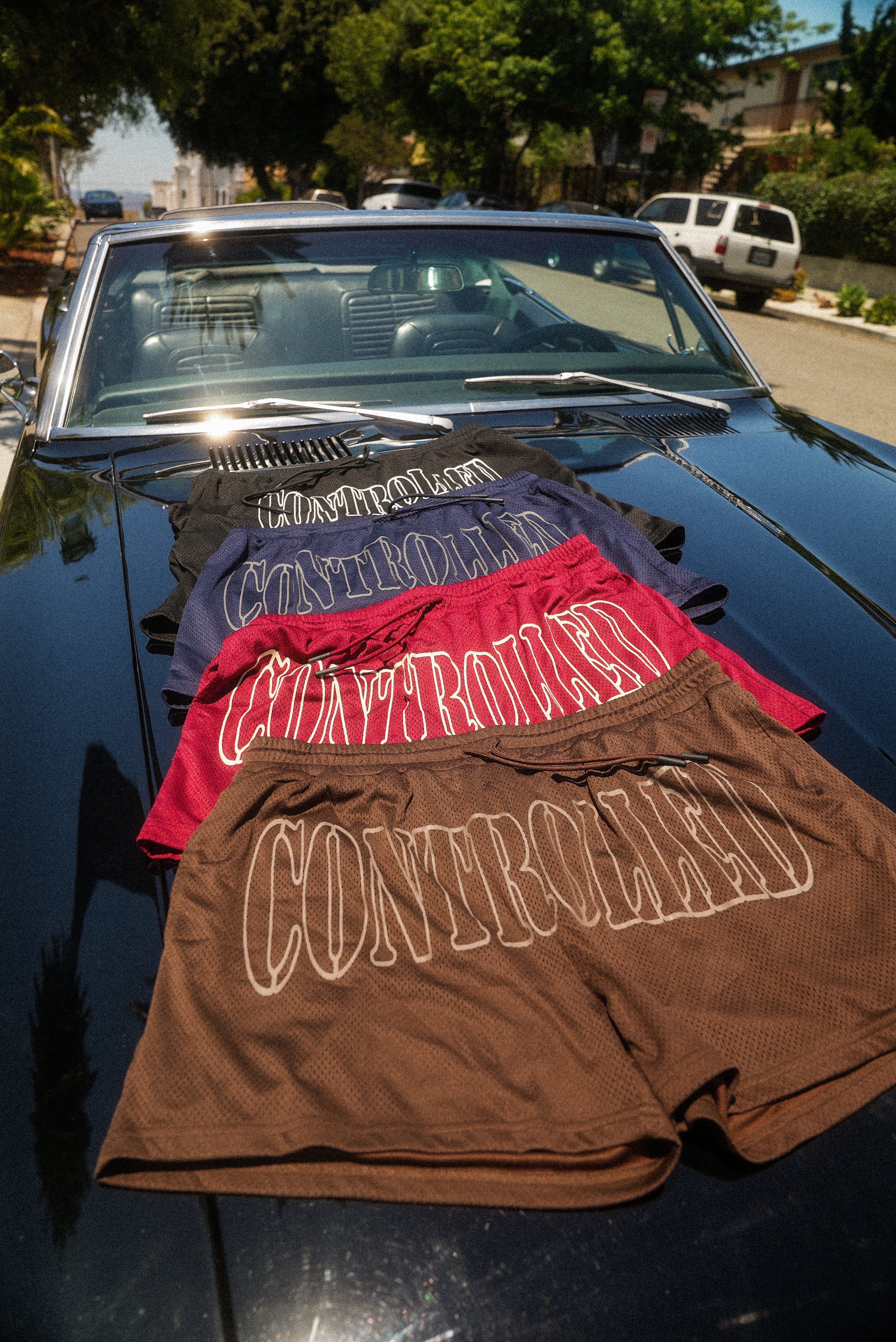 Onyx Black Mesh 3.5" Seam Shorts - Image 5