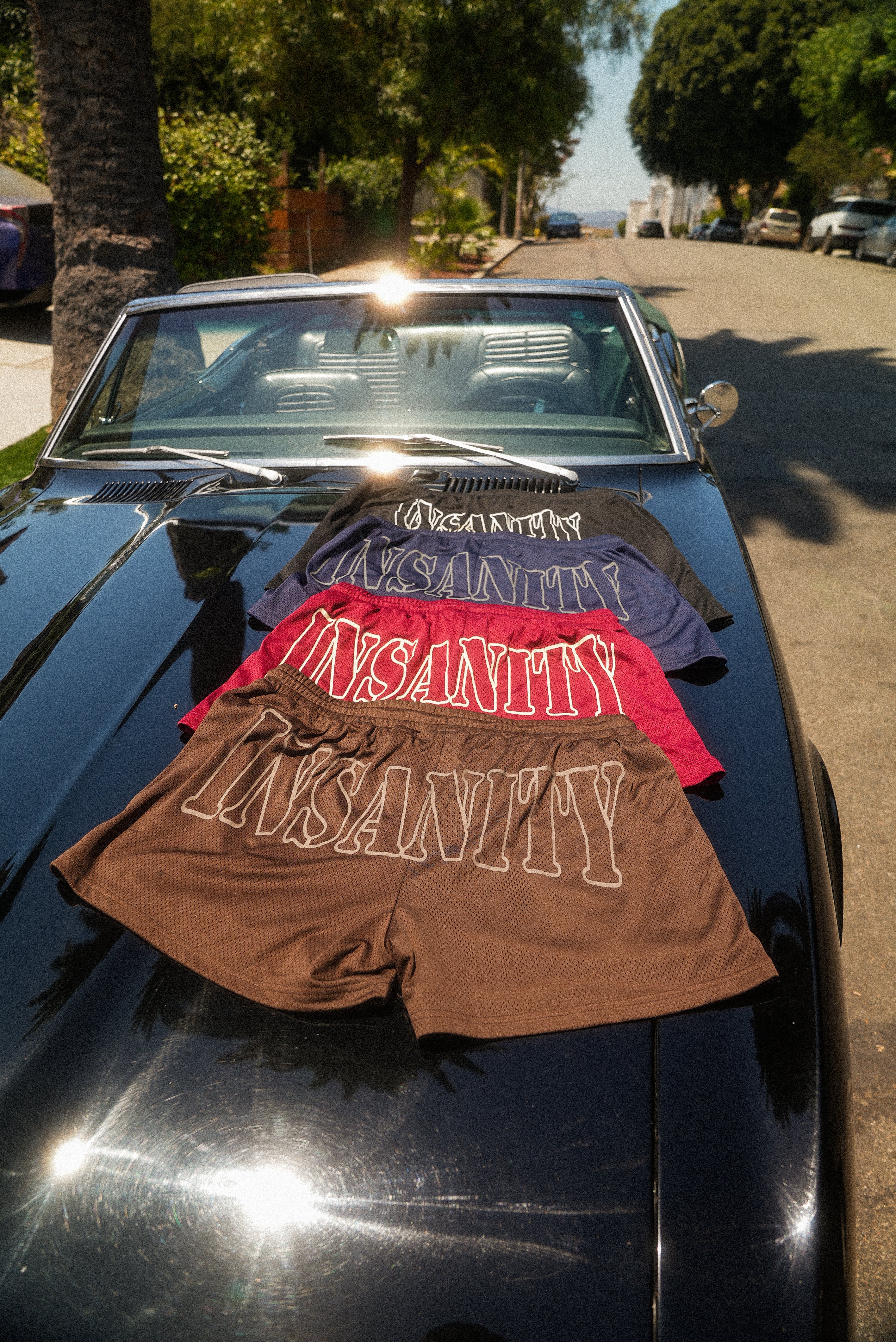 Onyx Black Mesh 3.5" Seam Shorts - Image 6