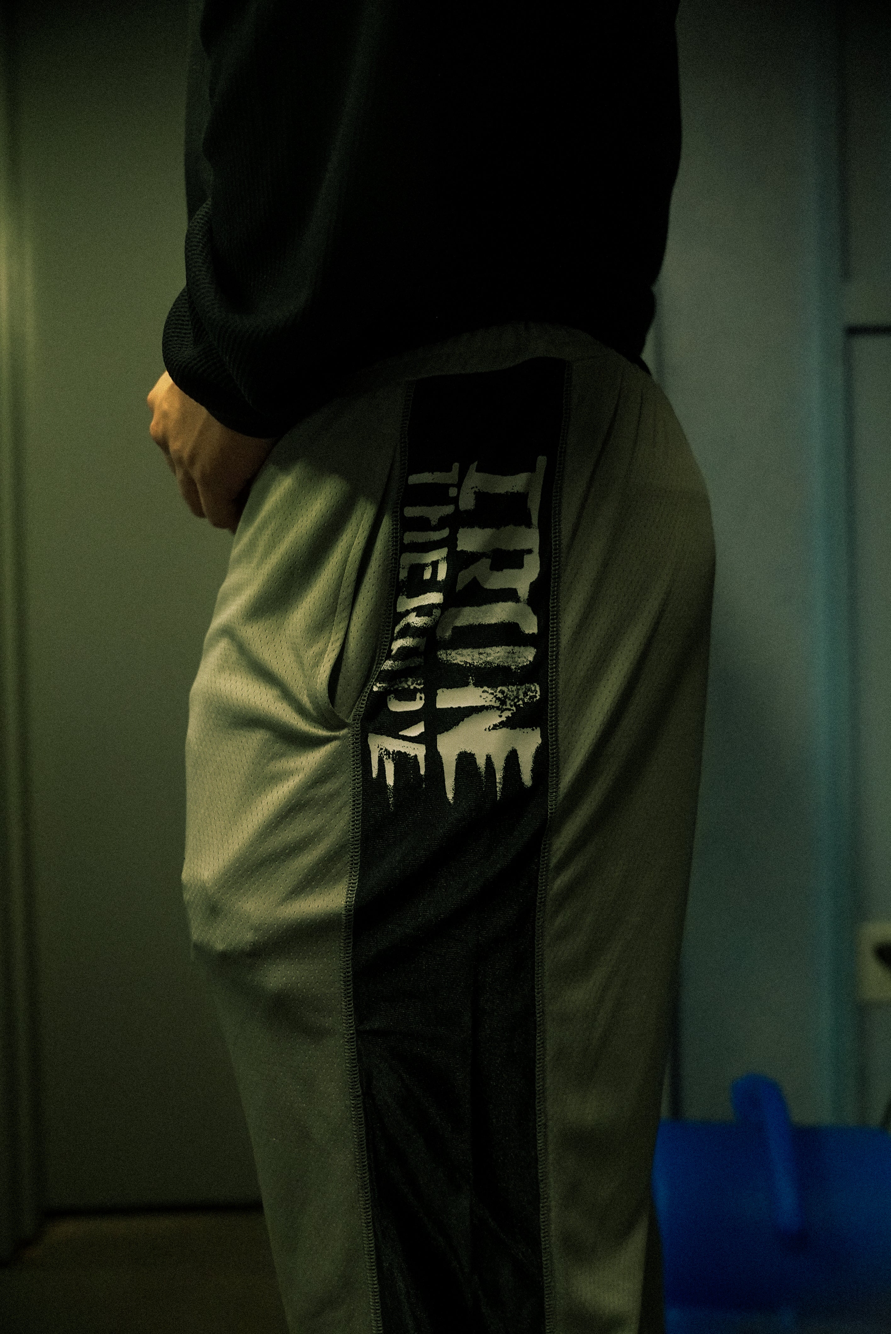 Gray Iron Therapy Mesh Sweatpants - Image 6
