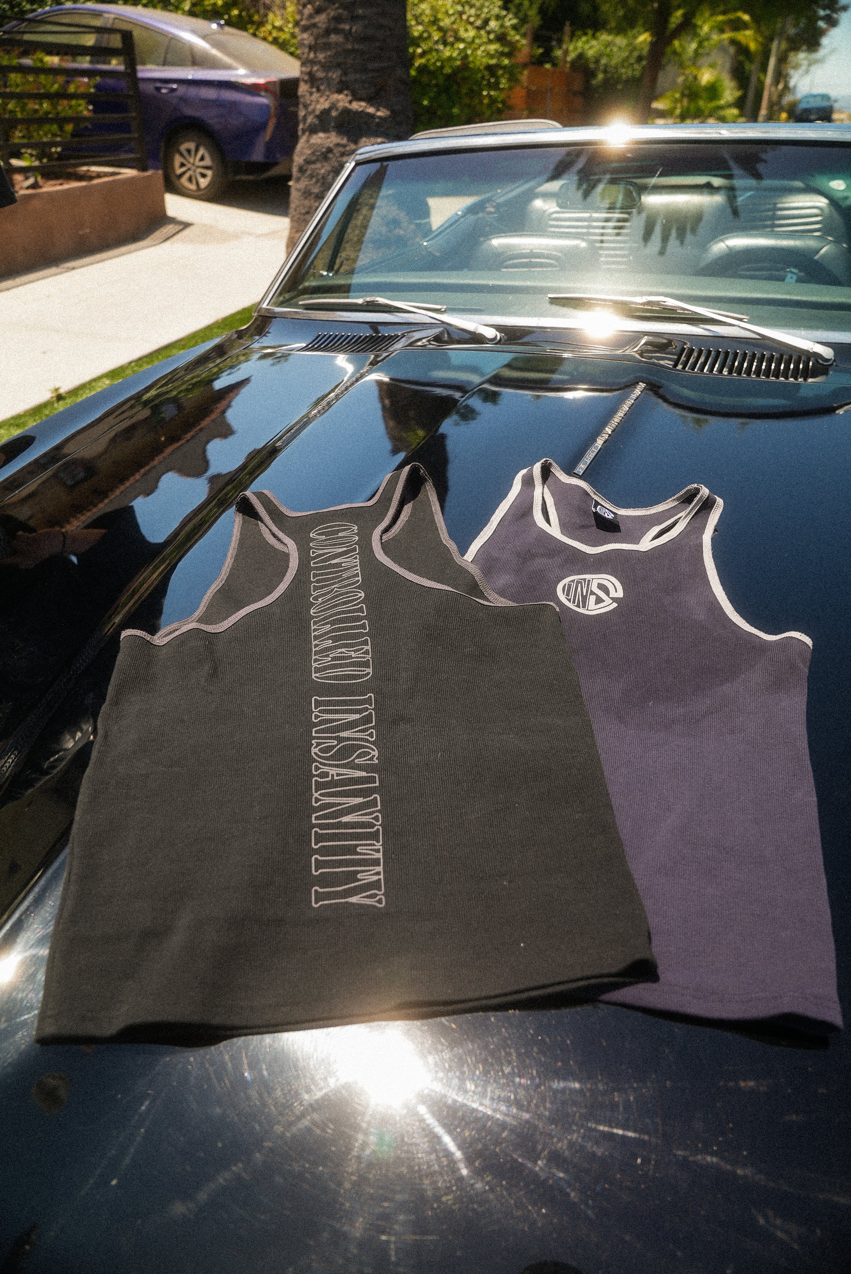 Navy Blue Double-Layered Tank - Image 3