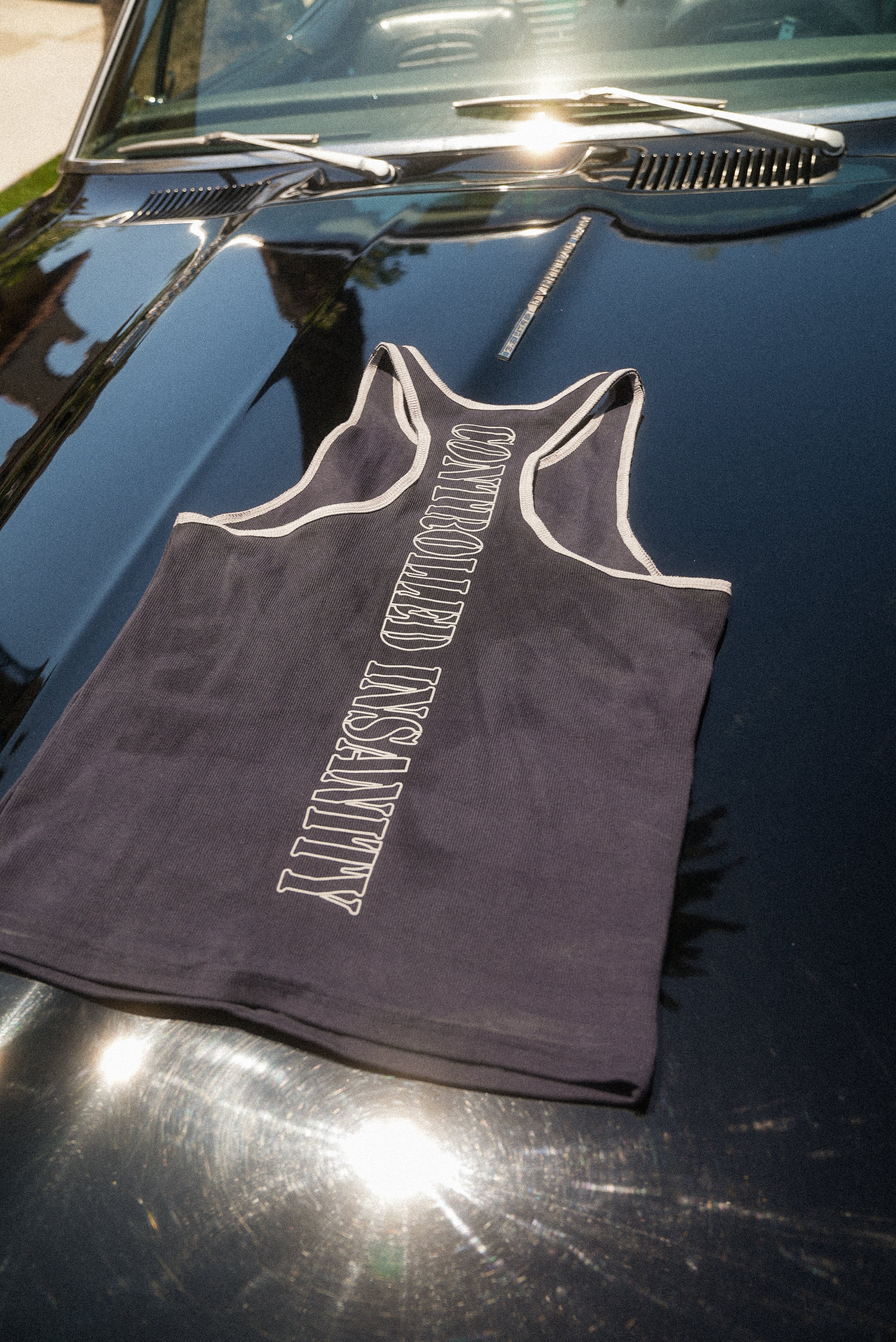 Navy Blue Double-Layered Tank - Image 4
