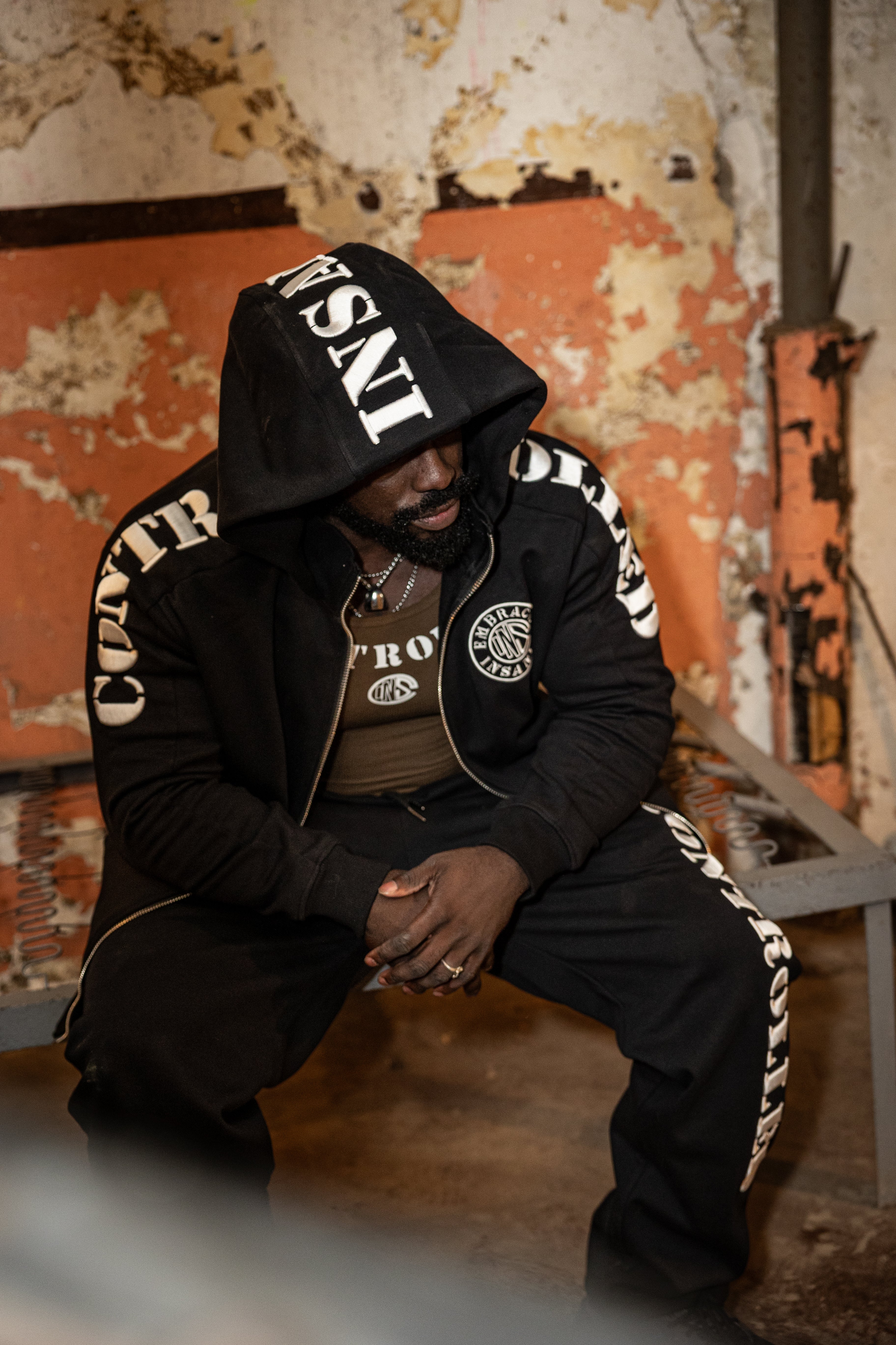 Whiteout Shadow Zip Up Hoodie - Image 3